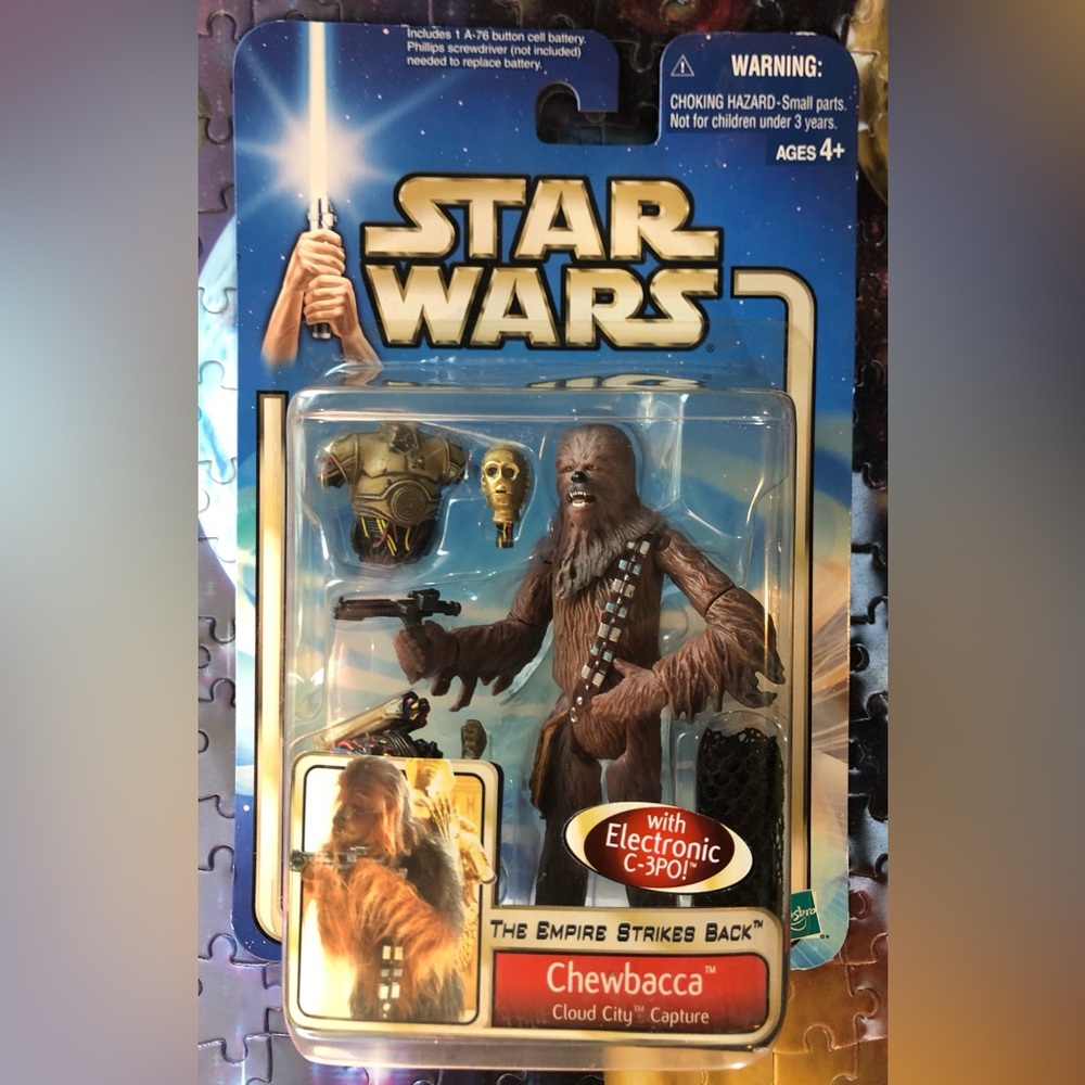 STAR WARS Collectible Action Figure by Hasbro! - Chewbacca - New!